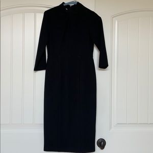 Black dress with cutest neck detail